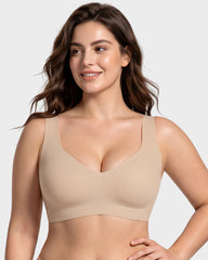 Lifting Wire-Free Antibacterial Jelly Bra