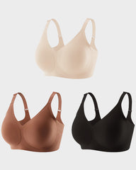 Lifting Wire-Free Antibacterial Jelly Bra Multipack