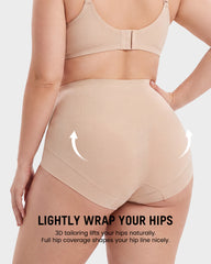 Liquid-Sculpt™ Tummy-Control Butt-Lift Briefs(5-Pack)