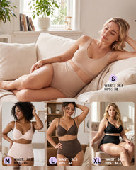 Liquid-Sculpt™ Tummy-Control Butt-Lift Briefs(5-Pack)