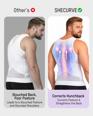 Men's Chest-Smoothing Tummy Control Compression Tank