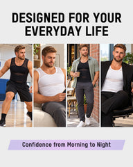 Men's Chest-Smoothing Tummy Control Compression Tank