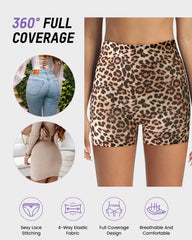Mid-Rise Ice Silk Leopard Panties (6 Pack)
