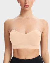 Non-Slip Bandeau Seamless Wireless Strapless Bra