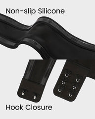 Non-Slip Crossover Side Hook Bandeau Bra