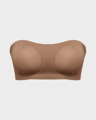 Non-Slip Crossover Side Hook Bandeau Bra