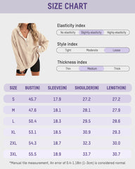 Oversized Collared Ribbed Sweatshirt
