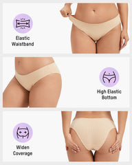 Everyday Comfort Low-Waist Cotton Briefs (4 Pack)