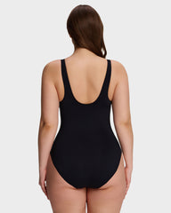Plunge Underwire Tummy Control One-Piece Swimsuit