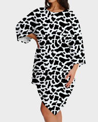 Plus Size Ultra-Soft Oversized Shirt Sleepwear with Pockets