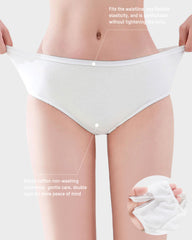 Portable Sterilized Disposable Cotton Briefs (5 Pack)