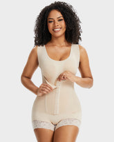 PowerMesh Double-Layer Tummy Control Bodysuit Shapewear