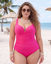 SculptSkin™ PlungeLift One-Piece Swimsuit