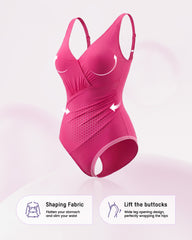 SculptSkin™ SmoothCore V-Neck One-Piece Swimsuit