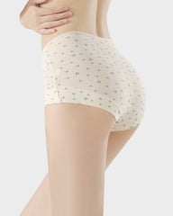 Seamless Antibacterial Cotton Boxer Panties (5 Pack)