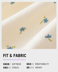 Seamless Antibacterial Cotton Boxer Panties (5 Pack)