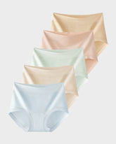 Seamless High-Waist Full Coverage Cotton Panty(5 pack)