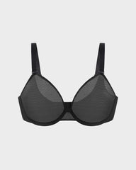Seamless Mesh Unlined Underwire Bra