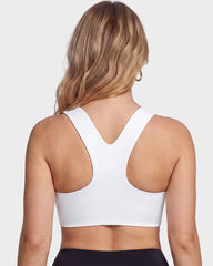Seamless Square-Neck Longline Sports Bra with Y-Back