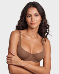 Seamless Unlined Underwire Balconette Bra