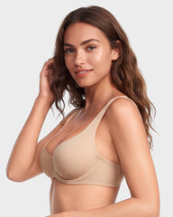 Seamless Unlined Underwire Balconette Bra