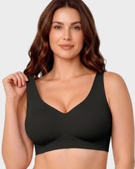 Seamless Wireless Full-Coverage Pullover Bra