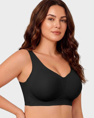 Seamless Wireless Full-Coverage Pullover Bra