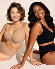 Seamless Wireless Full-Coverage Pullover Bra