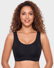 Seamless Wireless Full-Coverage T-Shirt Bra