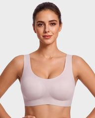 Seamless Wireless Full-Coverage T-Shirt Bra