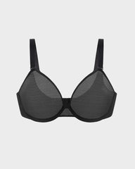 Seamless Mesh Unlined Underwire Bra