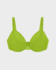 Seamless Mesh Unlined Underwire Bra