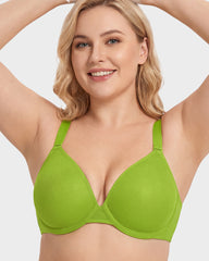 Seamless Mesh Unlined Underwire Bra