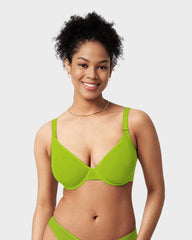 Seamless Mesh Unlined Underwire Bra