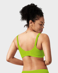 Seamless Mesh Unlined Underwire Bra