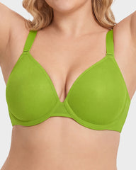 Seamless Mesh Unlined Underwire Bra