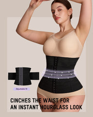 Segmented Waist Trainer Corset with Steel Bones