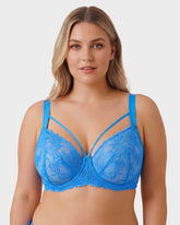 Sheer Lace Full Coverage Underwire Bra