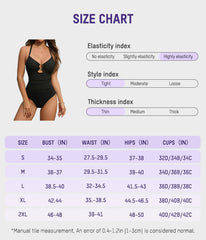 Slimming Tummy Control Ruched One-Piece Swimsuit