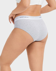 Soft Cotton Logo Waist Low-Rise Briefs (6 Pack)