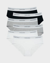 Soft Cotton Logo Waist Low-Rise Briefs (6 Pack)
