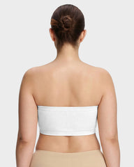 Stay‑Put Wireless Seamless Bandeau Bra