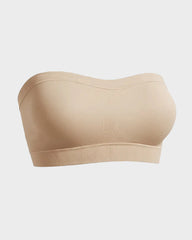 Stay‑Put Wireless Seamless Bandeau Bra
