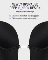 Strapless U Plunge Thong Bodysuit