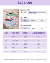 Striped Soft Breathable Boyshort Panties (5 Pack)