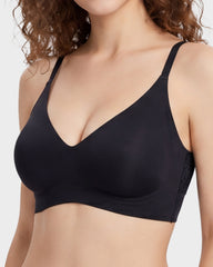 Triangle Lace Back Wireless Bralette