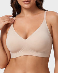 Triangle Lace Back Wireless Bralette