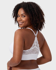 Triangle Lace Back Wireless Bralette