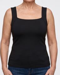 U-Neck Built-In Bra Shaping Tank Top