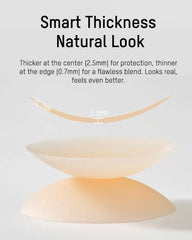 Ultra-Thin Invisible Adhesive Silicone Nipple Covers (2 Pairs)